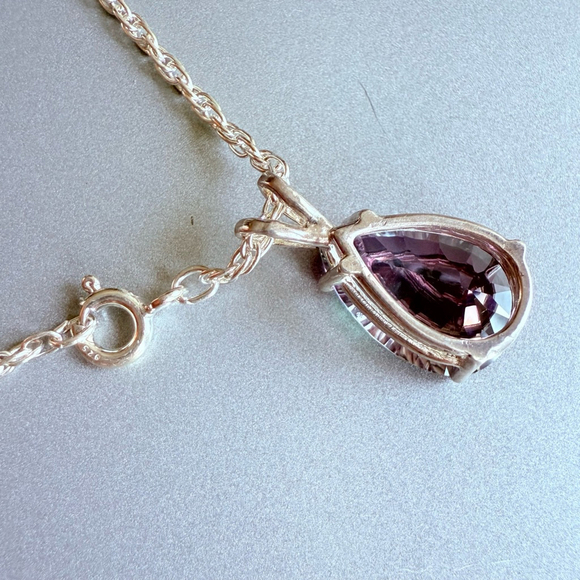 Aurora Borealis Northern Lights Mystic Topaz Pendant in Sterling Silver … - Picture 5 of 7